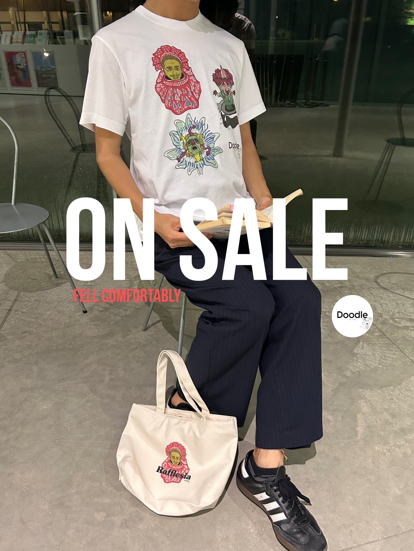 Doodle & unusual flower T shirts